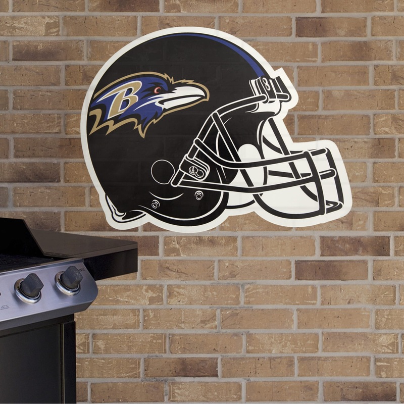 Baltimore Ravens – Helmet – Outdoor Wall Decals – Official NFL – Scratch Resistant Alumigraphics Smooth #1