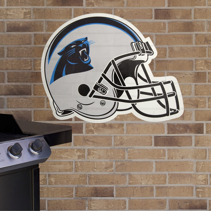 Carolina Panthers – Helmet – Outdoor Wall Decals – Official NFL – Scratch Resistant Alumigraphics Smooth