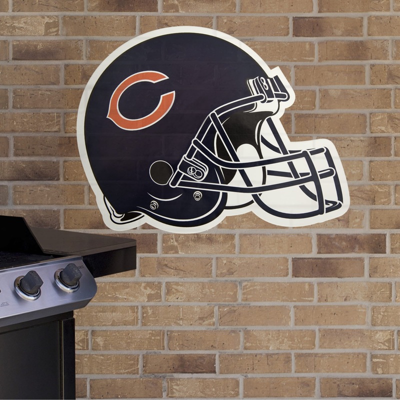 Chicago Bears – Helmet – Outdoor Wall Decals – Official NFL – Scratch Resistant Alumigraphics Smooth #1
