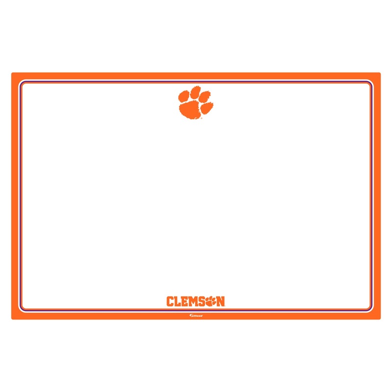 Clemson Tigers – Dry Erase Whiteboard – Official NCAA – Reusable Vinyl Wall Decal #2