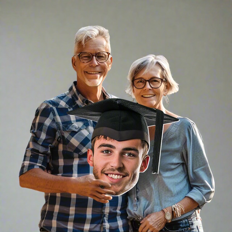 Custom – Graduation – Big Head – Foam Core Cutout