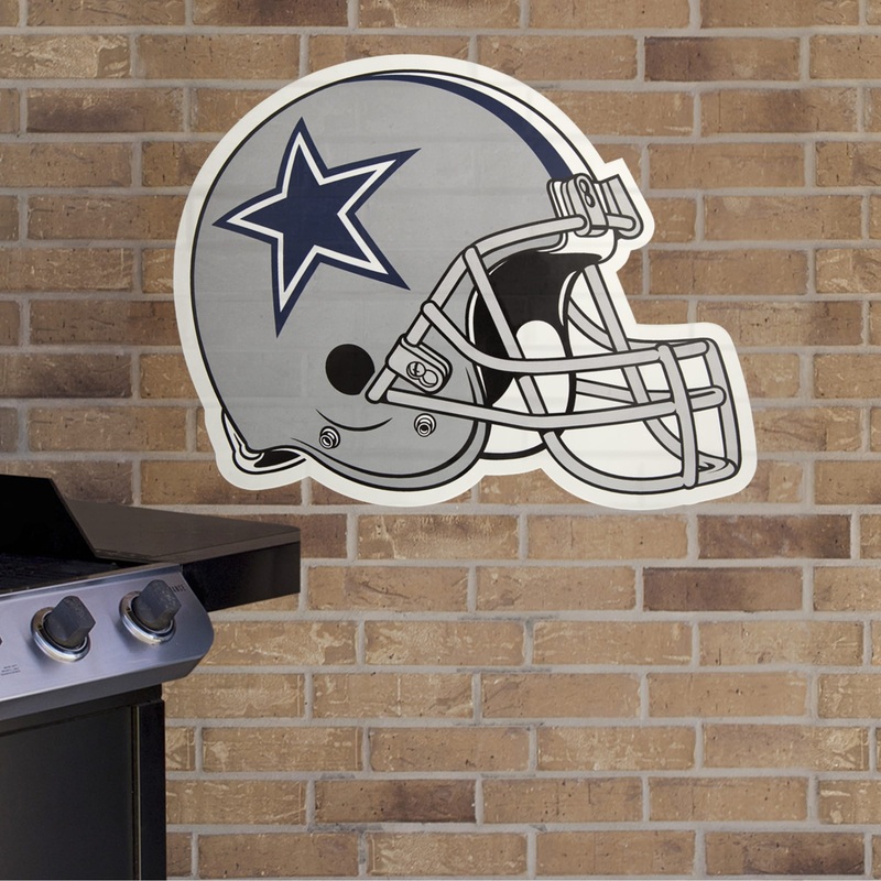 Dallas Cowboys – Helmet – Outdoor Wall Decals – Official NFL – Scratch Resistant Alumigraphics Smooth #1