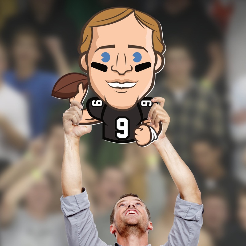 Drew Brees – Big Head – Official NFL – New Orleans Saints – Foam Core Cutout
