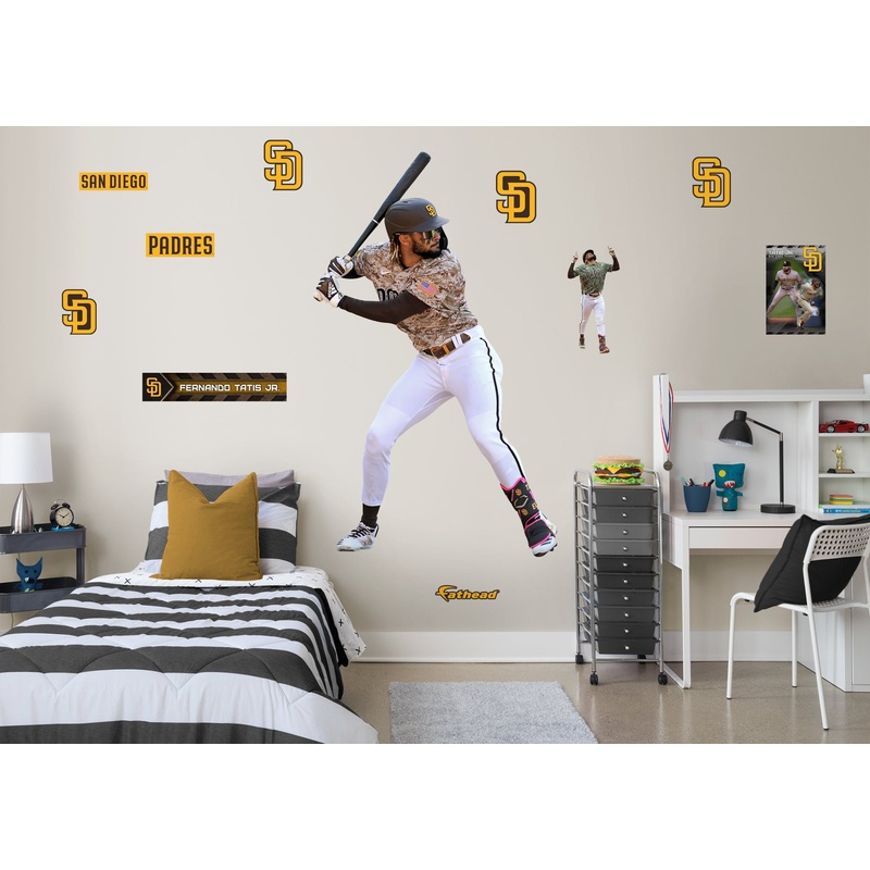 Fernando Tats Jr. – RealBig Camo Collection – Official MLB – San Diego Padres – Reusable Vinyl Wall Decals