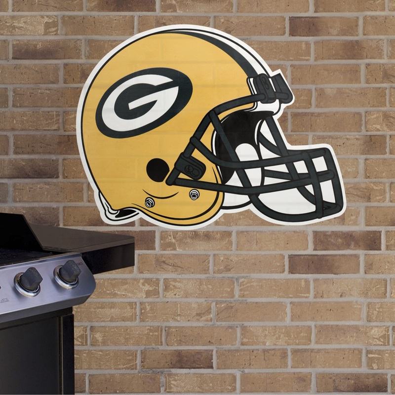 Green Bay Packers – Helmet – Outdoor Wall Decals – Official NFL – Scratch Resistant Alumigraphics Smooth