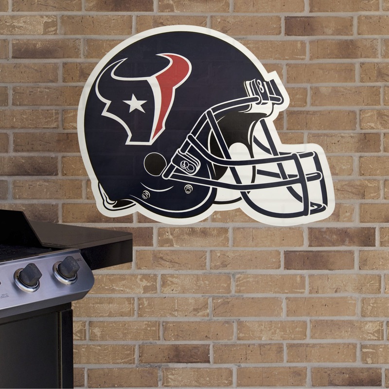 Houston Texans – Helmet – Outdoor Wall Decals – Official NFL – Scratch Resistant Alumigraphics Smooth