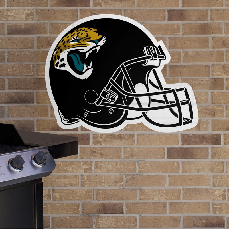 Jacksonville Jaguars – Helmet – Outdoor Wall Decals – Official NFL – Scratch Resistant Alumigraphics Smooth