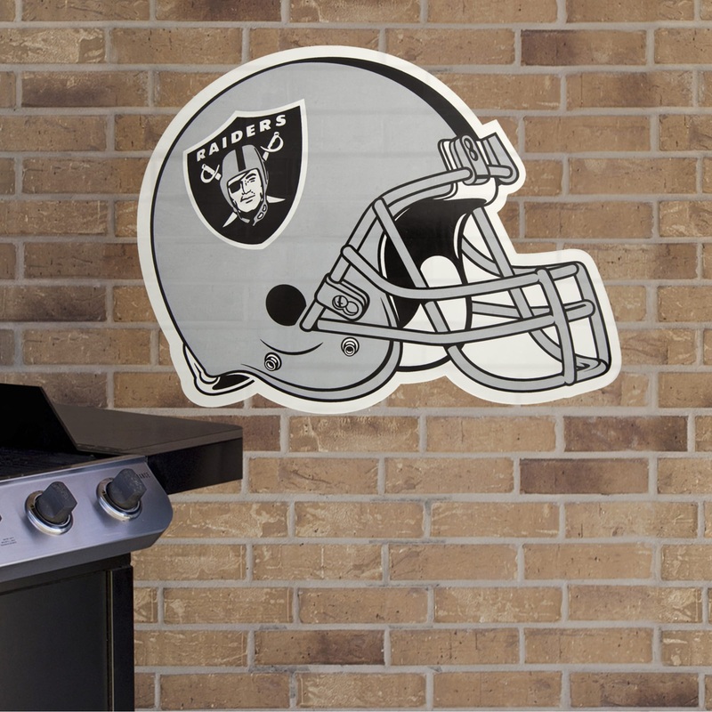 Las Vegas Raiders – Helmet – Outdoor Wall Decal – Official NFL – Scratch Resistant Alumigraphics Smooth