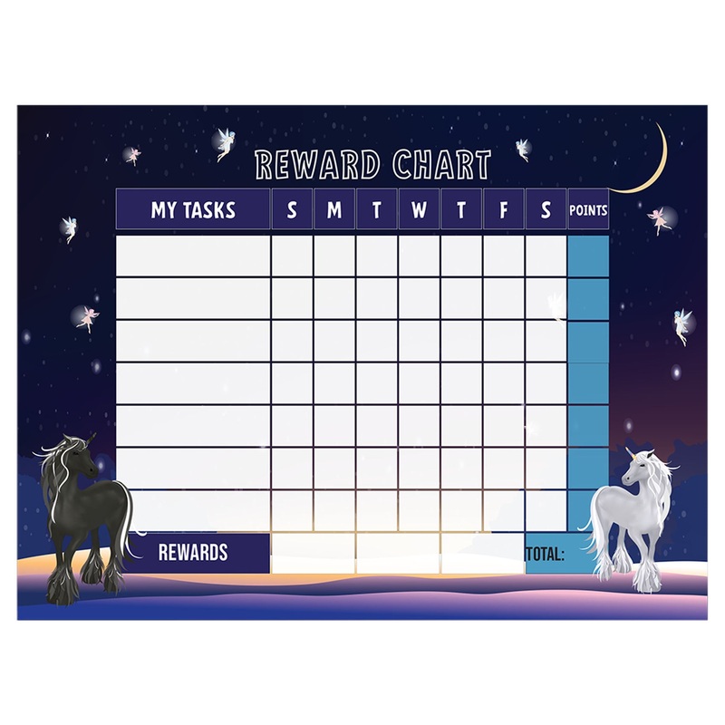 Magical Creatures: Unicorn Ying and Yang Dry Erase        –   Removable Wall   Adhesive Decal