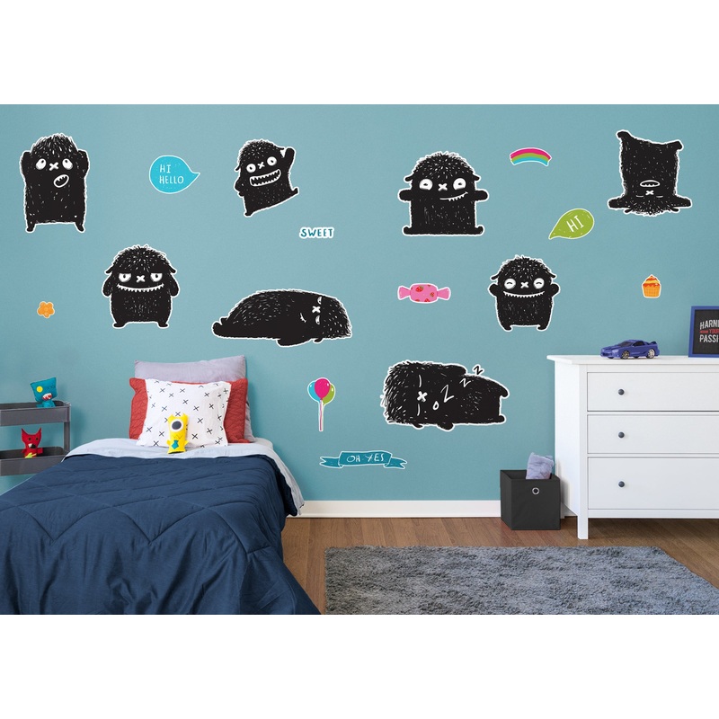 Monster:  Black Monster Collection        –   Removable Wall   Adhesive Decal