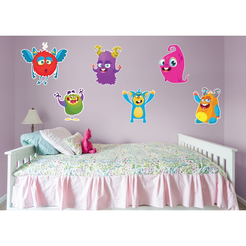 Monster:  Curious Monsters Collection        –   Removable Wall   Adhesive Decal