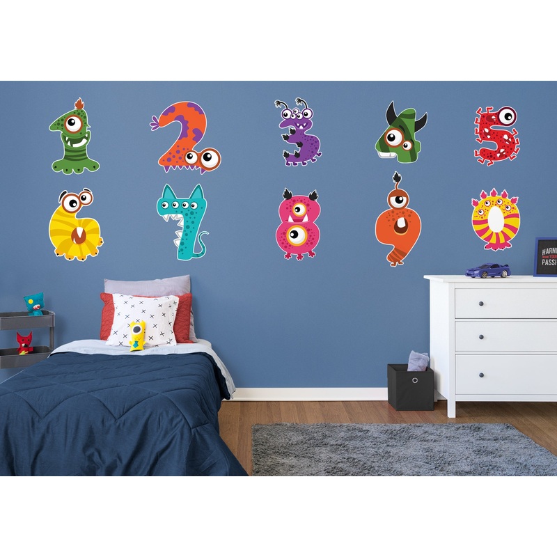Monster:  Surreal Letters Collection        –   Removable Wall   Adhesive Decal