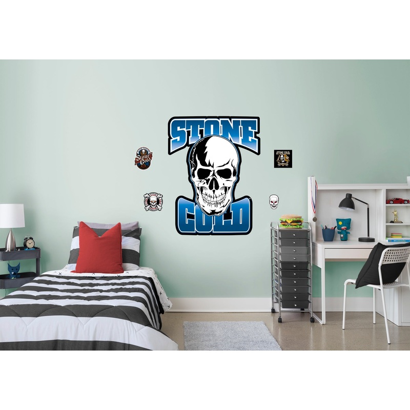 Stone Cold Steve Austin Logo – RealBig Collection – Official WWE – Reusable Vinyl Wall Decals