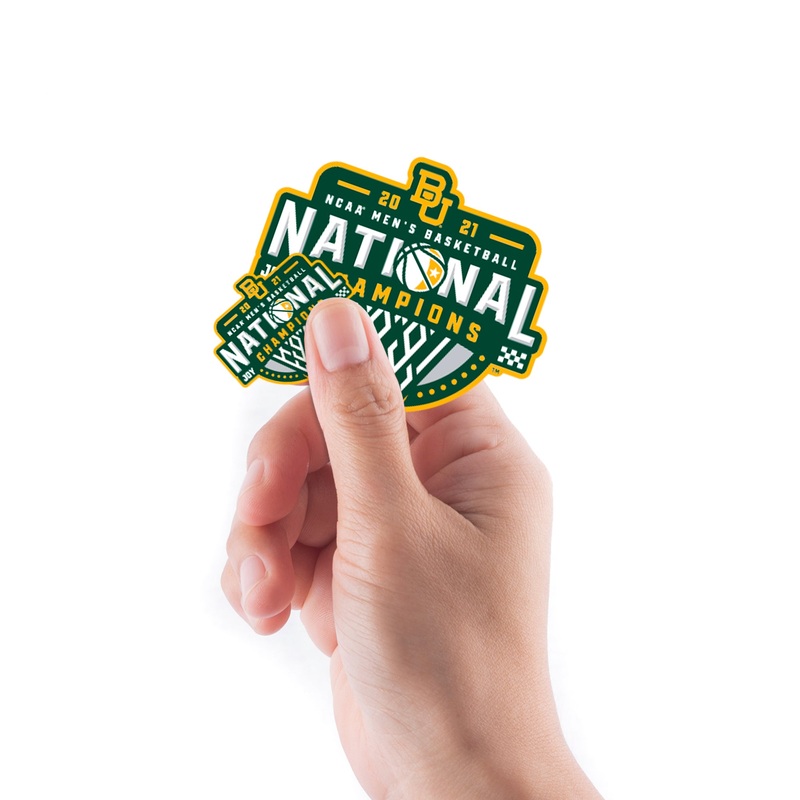 Baylor Bears – RealBig 2021 Basketball Champions Collection – Official NCAA – Baylor University – Reusable Vinyl Wall Decals