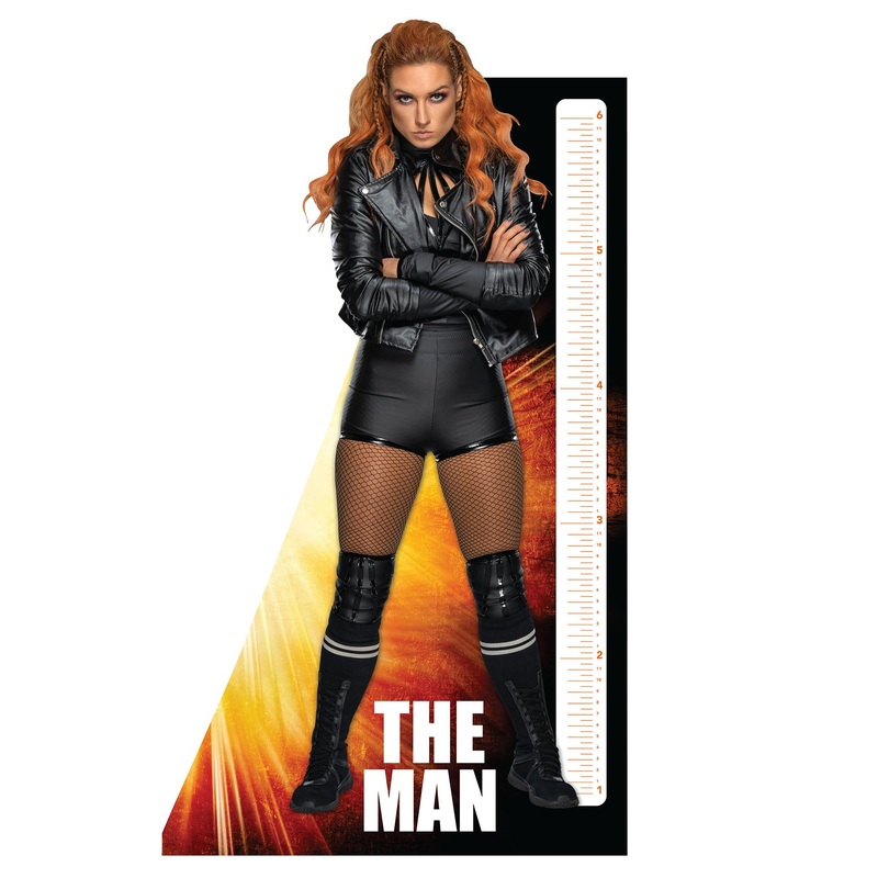 Becky Lynch – Growth Chart – Official WWE – Reusable Vinyl Wall Decal