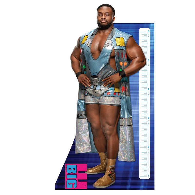 Big E – Growth Chart – Official WWE – Reusable Vinyl Wall Decal