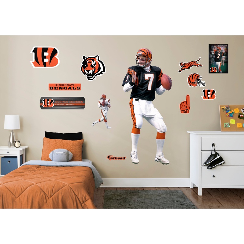 Boomer Esiason – RealBig Legend Collection – Official NFL – Cincinnati Bengals – Reusable Vinyl Wall Decals