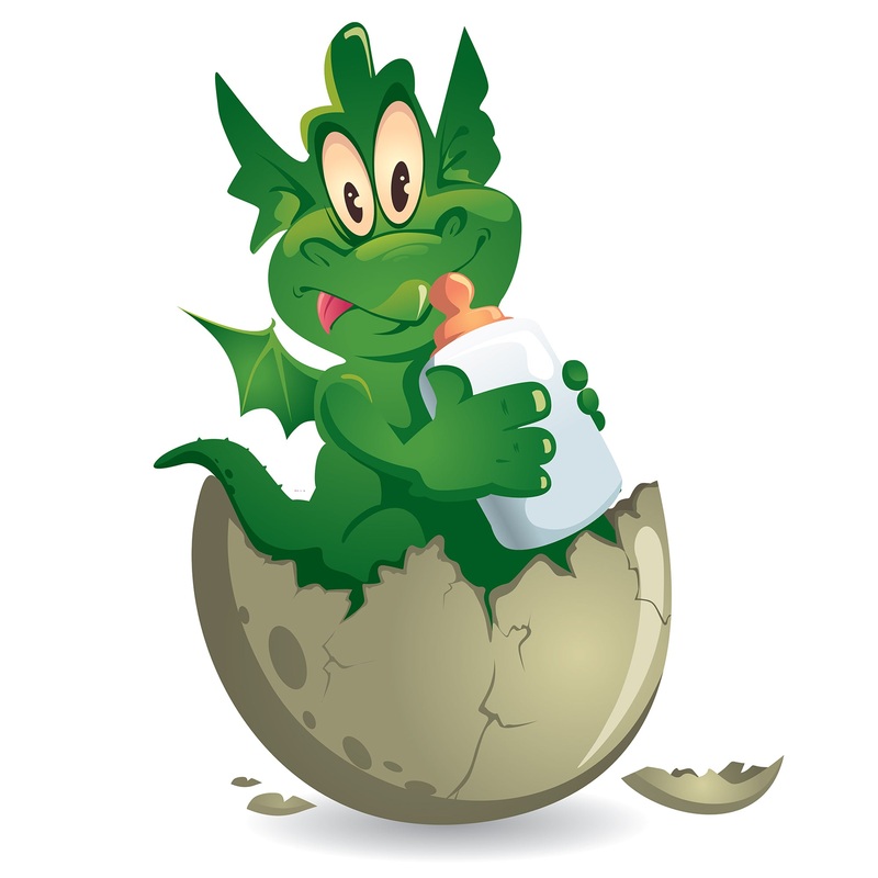 Dinosaurs:  Baby Dino Icon        –   Removable Wall   Adhesive Decal