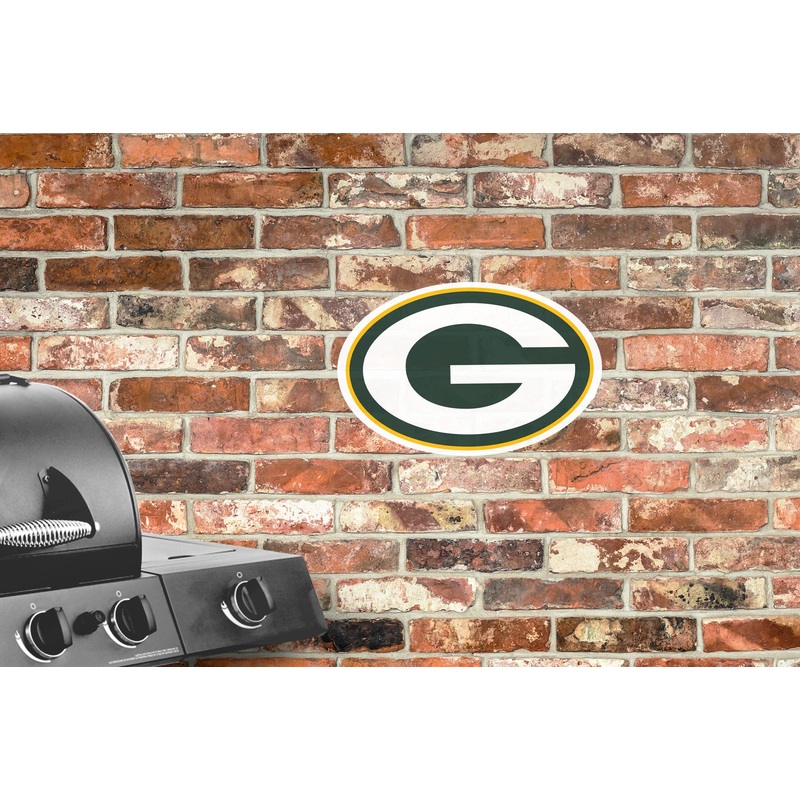 Green Bay Packers – Logo – Outdoor Wall Decal – Official NFL – Scratch Resistant Alumigraphics Smooth