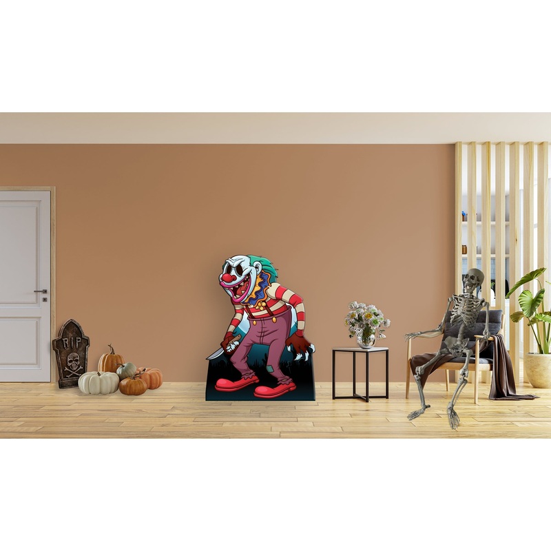 Halloween: Evil Clown Stand Out Foam Core        –      Stand Out