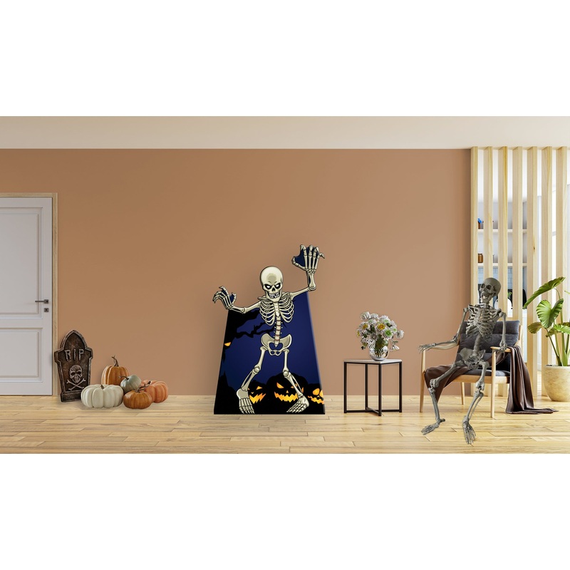 Halloween: Skeleton Stand Out Foam Core        –      Stand Out