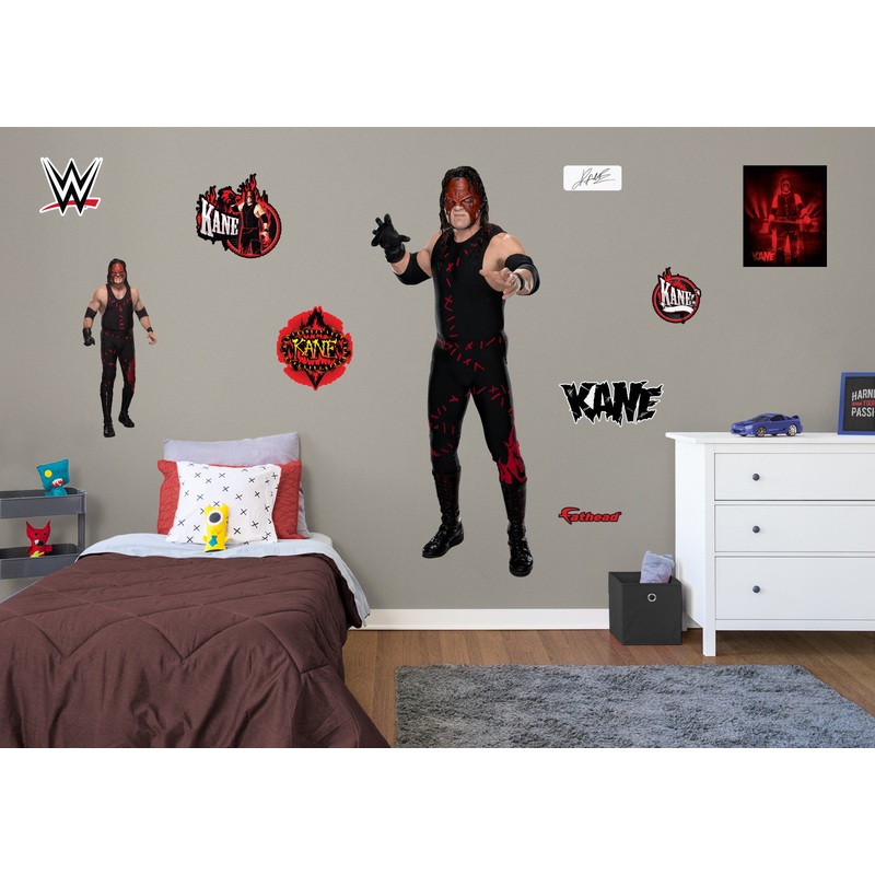 Kane – RealBig Collection – Official WWE – Reusable Vinyl Wall Decals