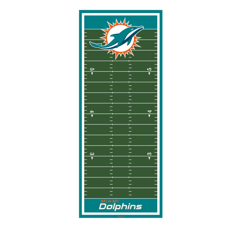Miami Dolphins – Growth Chart – Official NFL – Reusable Vinyl Wall Decal #2