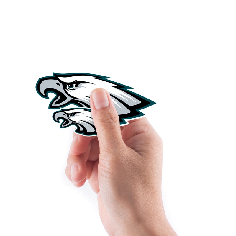 Philadelphia Eagles – 5 Logo Minis (Mixed Sizes) – Official NFL – Reusable Vinyl Decals