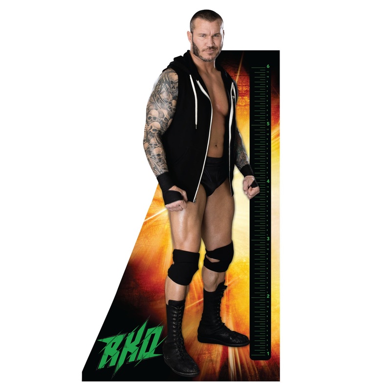 Randy Orton – Growth Chart – Official WWE – Reusable Vinyl Wall Decal