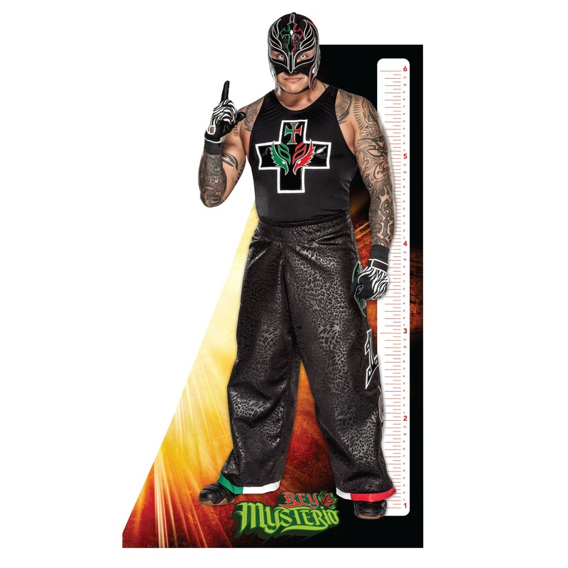 Rey Mysterio – Growth Chart – Official WWE – Reusable Vinyl Wall Decal