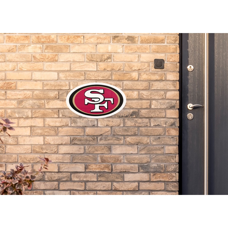 San Francisco 49ers – Logo – Outdoor Wall Decals – Official NFL – Scratch Resistant Alumigraphics Smooth