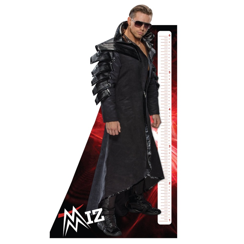 The Miz – Growth Chart – Official WWE – Reusable Vinyl Wall Decal