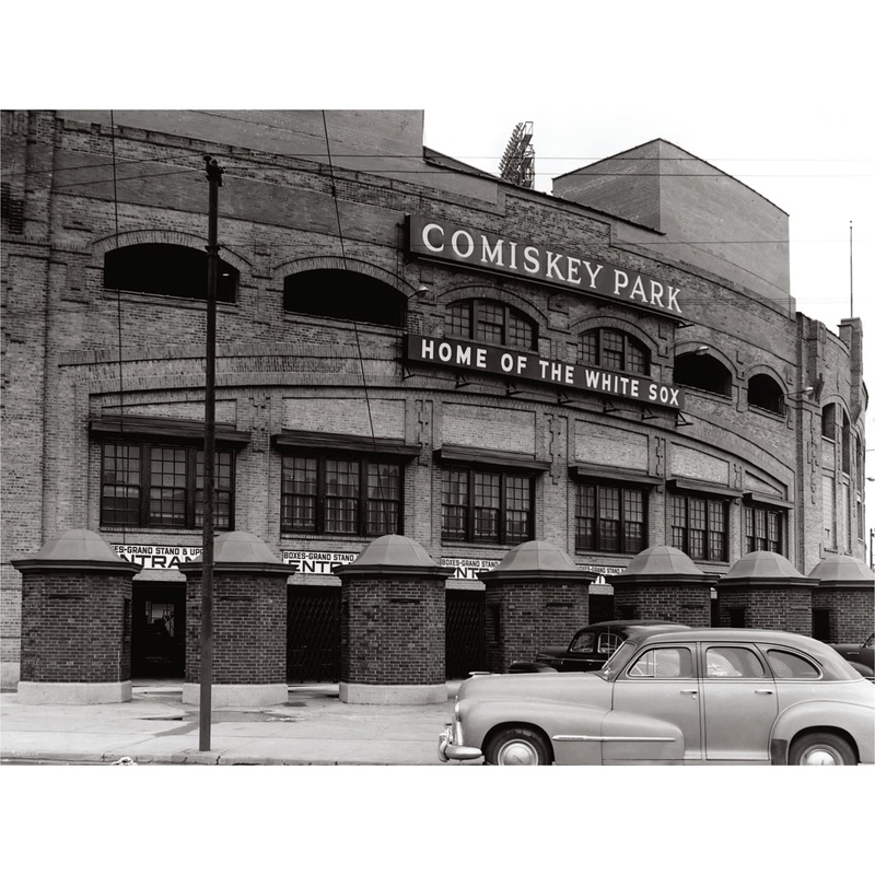 Comiskey Park Stadium Historic Mural – Peel & Stick Poster – Official MLB – Chicago White Sox – Reusable Vinyl Wall Decal