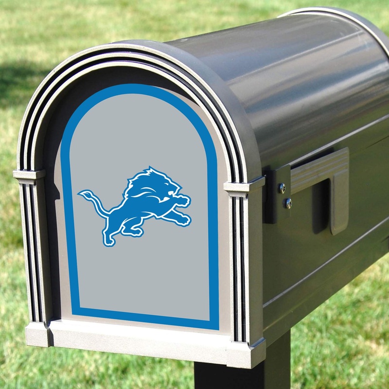 Detroit Lions – Mailbox Logo – Outdoor Wall Decal – Official NFL – Scratch Resistant Alumigraphics Smooth