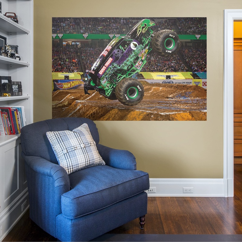 Grave Digger – Mural – Official Monster Jam – Reusable Vinyl Wall Decal