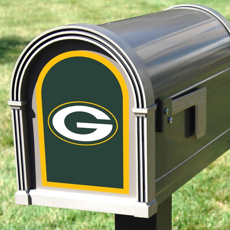 Green Bay Packers – Mailbox Logo – Outdoor Wall Decal – Official NFL – Scratch Resistant Alumigraphics Smooth