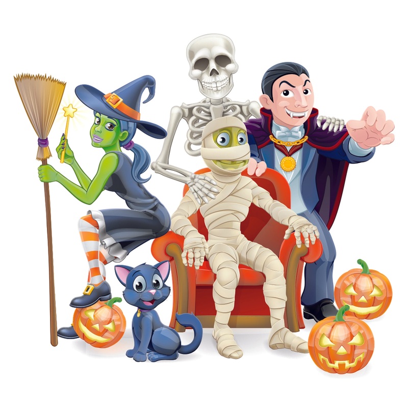 Halloween: Characters Icon        –   Removable Wall   Adhesive Decal