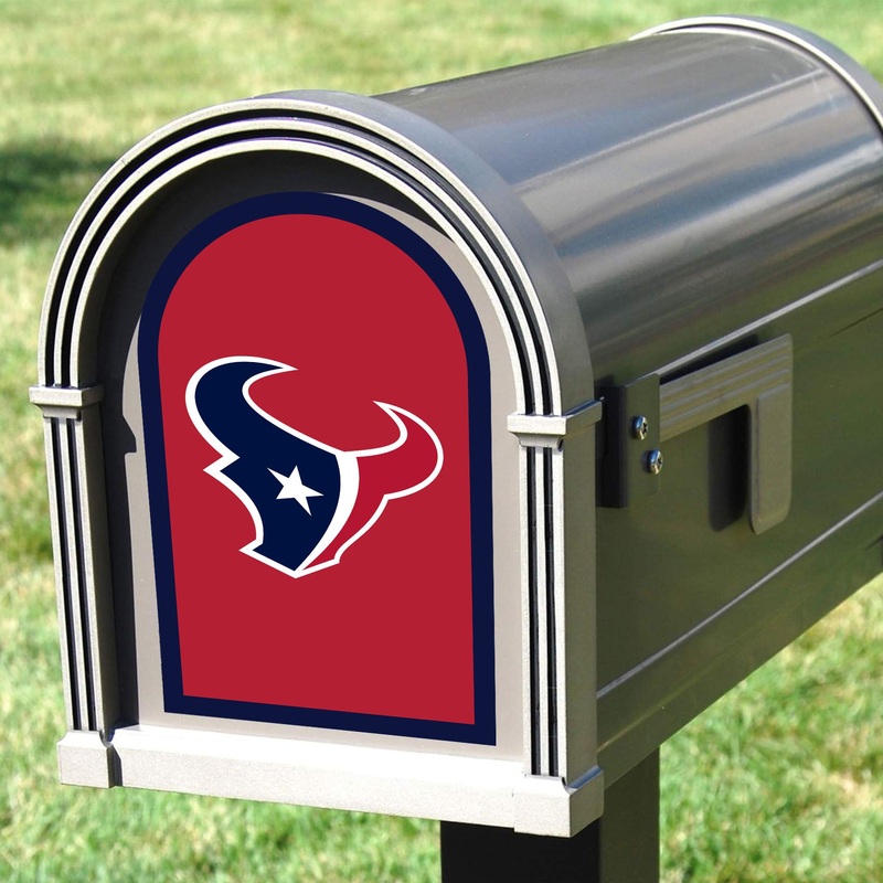 Houston Texans – Mailbox Logo – Outdoor Wall Decal – Official NFL – Scratch Resistant Alumigraphics Smooth