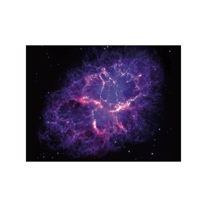 Hubble Crab Nebula – Peel & Stick Poster – Official NASA – Reusable Vinyl Wall Decal