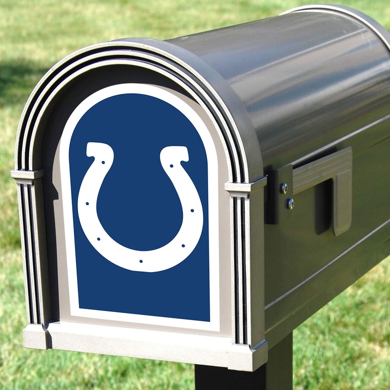 Indianapolis Colts – Mailbox Logo – Outdoor Wall Decal – Official NFL – Scratch Resistant Alumigraphics Smooth