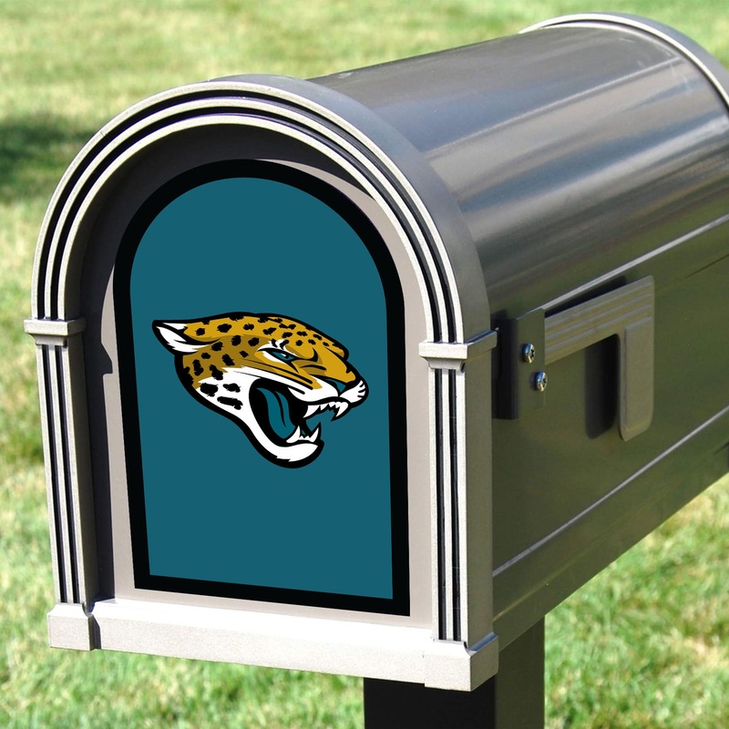 Jacksonville Jaguars – Mailbox Logo – Outdoor Wall Decal – Official NFL – Scratch Resistant Alumigraphics Smooth
