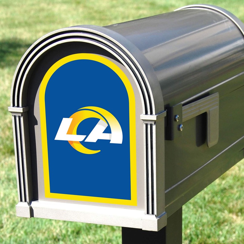 Los Angeles Rams – Mailbox Logo – Outdoor Wall Decal – Official NFL – Scratch Resistant Alumigraphics Smooth