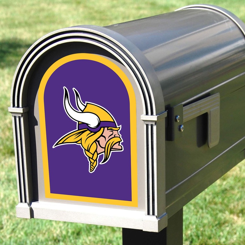 Minnesota Vikings – Mailbox Logo – Outdoor Wall Decal – Official NFL – Scratch Resistant Alumigraphics Smooth
