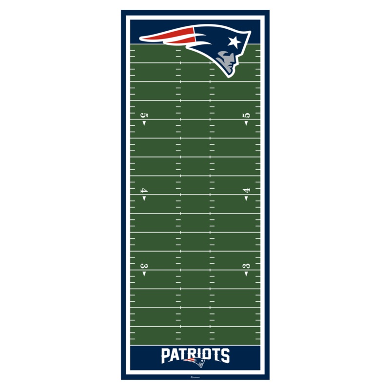 New England Patriots – Growth Chart – Official NFL – Reusable Vinyl Wall Decal #2