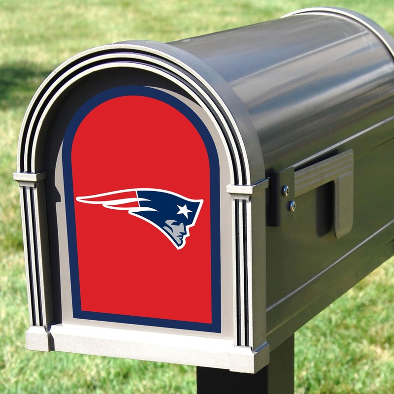 New England Patriots – Mailbox Logo – Outdoor Wall Decal – Official NFL – Scratch Resistant Alumigraphics Smooth