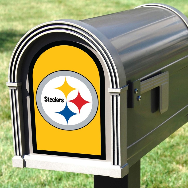 Pittsburgh Steelers – Mailbox Logo – Outdoor Wall Decal – Official NFL – Scratch Resistant Alumigraphics Smooth