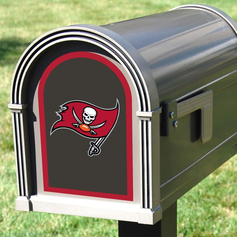 Tampa Bay Buccaneers – Mailbox Logo – Outdoor Wall Decal – Official NFL – Scratch Resistant Alumigraphics Smooth