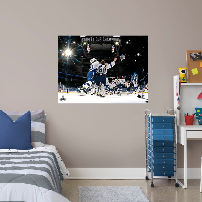 2020 Stanley Cup – Peel & Stick Poster – Official NHL – Tampa Bay Lightning – Reusable Vinyl Wall Decal