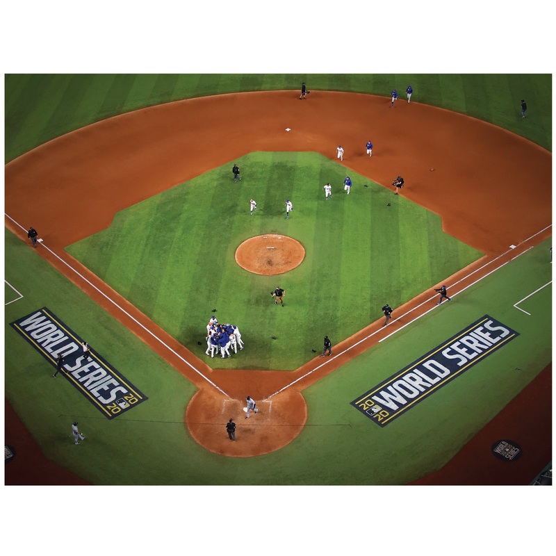 2020 World Series Champions Overhead Celebration – Peel & Stick Poster – Official MLB – Los Angeles Dodgers – Reusable Vinyl Wall Decal