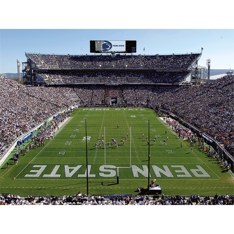 Beaver Stadium Endzone View – Peel & Stick Poster – Official NCAA – Penn State Nittany Lions – Reusable Vinyl Wall Decal